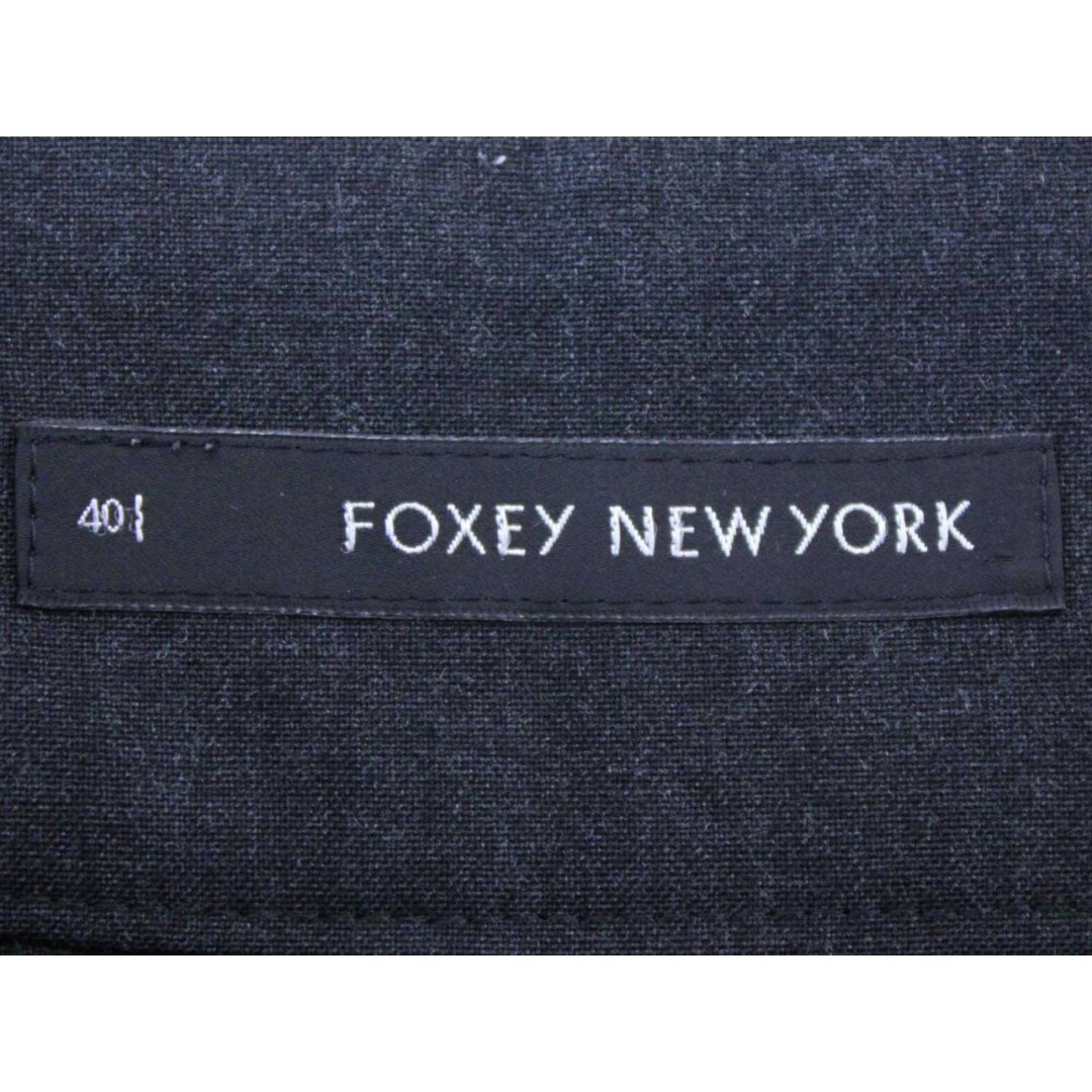 FOXEY(フォクシー)の‡FOXEY NEW YORK/フォクシーニューヨーク‡ショートパンツ/シンプル/26940/二分丈 ダークグレー レディース 40【中古】 春夏 222032 レディースのパンツ(その他)の商品写真