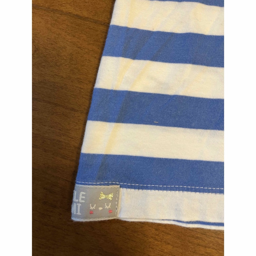 KP(ニットプランナー)のサイズ80cm ニットプランナー mimiちゃんボーダー半袖Tシャツ キッズ/ベビー/マタニティのベビー服(~85cm)(Ｔシャツ)の商品写真