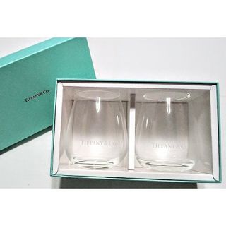 ティファニー(Tiffany & Co.)の超大人気のブランド食器 (ティファニー ロゴ入り ペアタンブラー) 新品 格安(グラス/カップ)