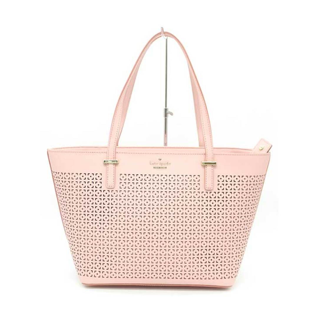 kate spade new york(ケイトスペードニューヨーク)の◇kate spade new york/ケイトスペードニューヨーク◇CEDAR ST PERF MINI HARMONY/トートバッグ/PXRU6716/レザー/BAG/鞄 ピンク レディース【中古】春夏 035032 レディースのバッグ(トートバッグ)の商品写真