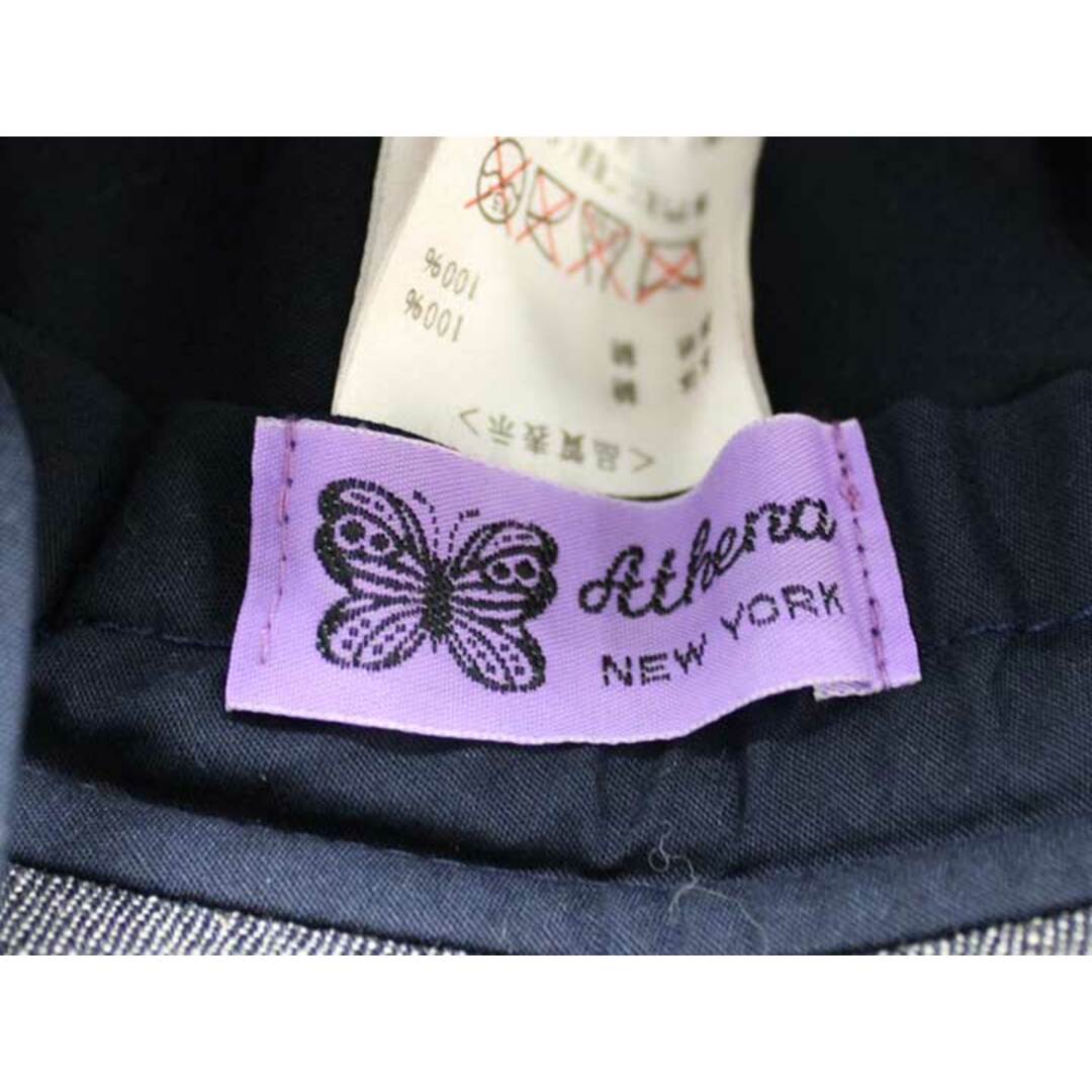 Athena New York(アシーナニューヨーク)の♪Athena New York/アシーナニューヨーク♪フラワーモチーフコットンハット/エレガント/シンプル/カジュアル/オシャレ/帽子/他小物 インディゴ レディース 【中古】 春夏 824032 hat etc レディースの帽子(ハット)の商品写真