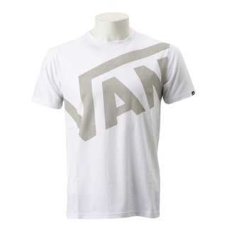 ヴァンズ(VANS)の【美品】VANS 古着　BIG LOGO ショートスリーブTシャツ WHITE(Tシャツ/カットソー(半袖/袖なし))