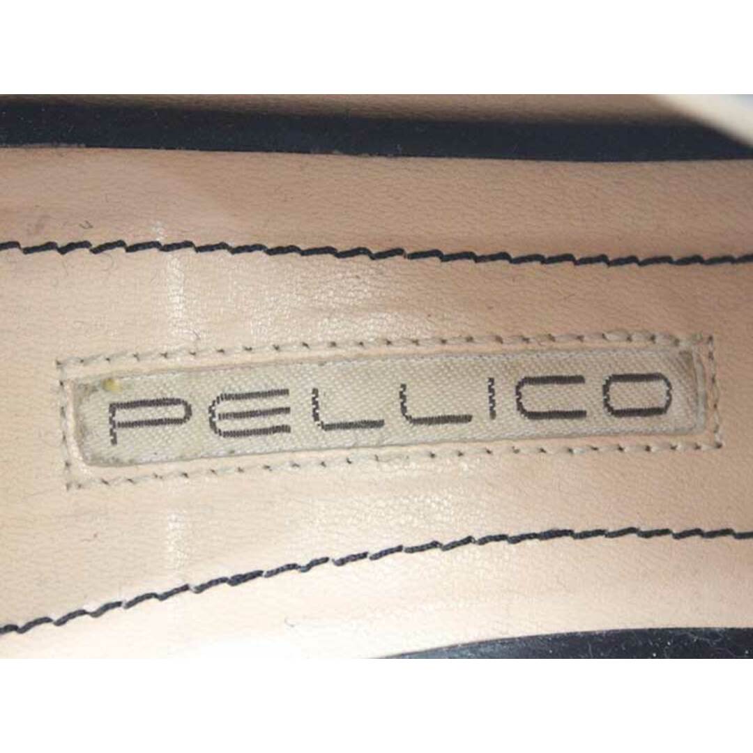 PELLICO(ペリーコ)の◇PELLICO/ペリーコ◇オープントゥブーティー/ショートブーツ/パンプス/シューズ/靴 ブラック/黒 レディース 38【中古】春夏 024032 レディースの靴/シューズ(ブーティ)の商品写真