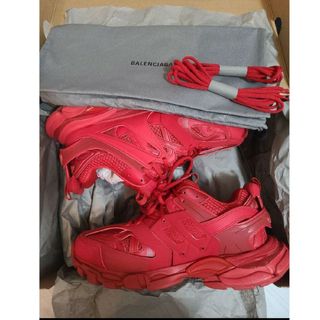 バレンシアガ(Balenciaga)のBALENCIAGA　TRACK　スニーカー　 RED 赤 44(スニーカー)