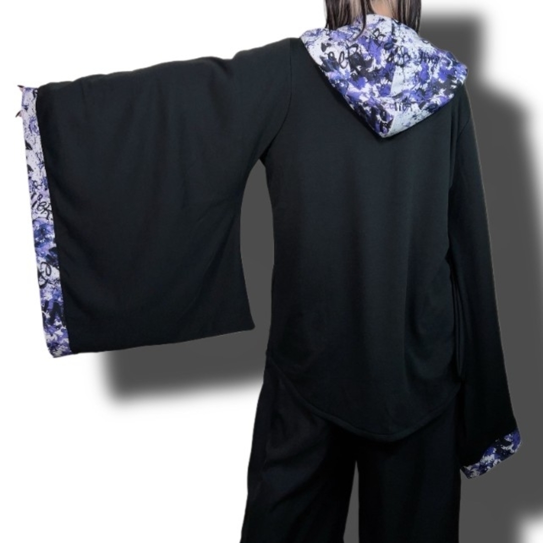 NieR Clothing - 【NieR】内側さらふわ防寒着物風袖ブロッキング NieR Clothing - 【NieR】内側さらふわ防寒着物風袖ブロッキング