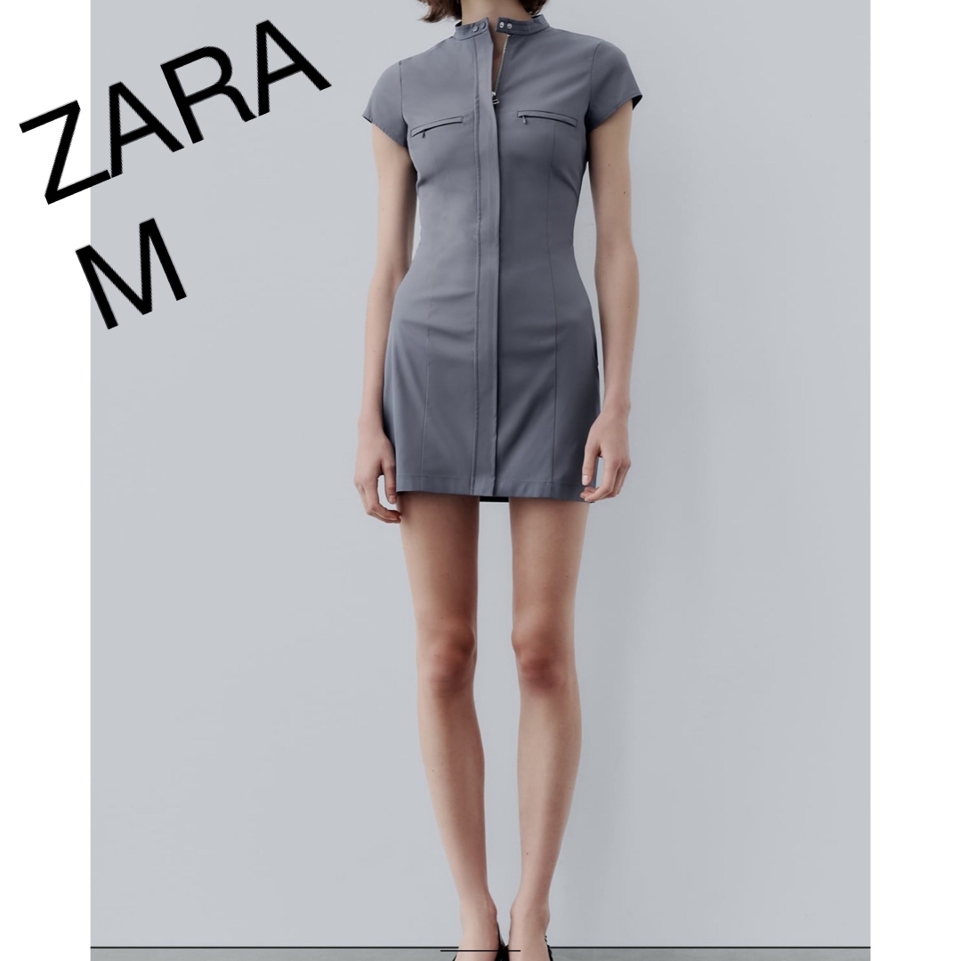 ZARA(ザラ)のポケットショートワンピース レディースのワンピース(ミニワンピース)の商品写真