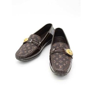 ルイヴィトン(LOUIS VUITTON)の【新入荷】★LOUIS VUITTON/ルイヴィトン★FA0056/モノグラムドライビングシューズ/おしゃれ/上品/シューズ/靴 ダークブラウン/こげ茶 レディース 37【中古】春夏秋冬 031042(その他)