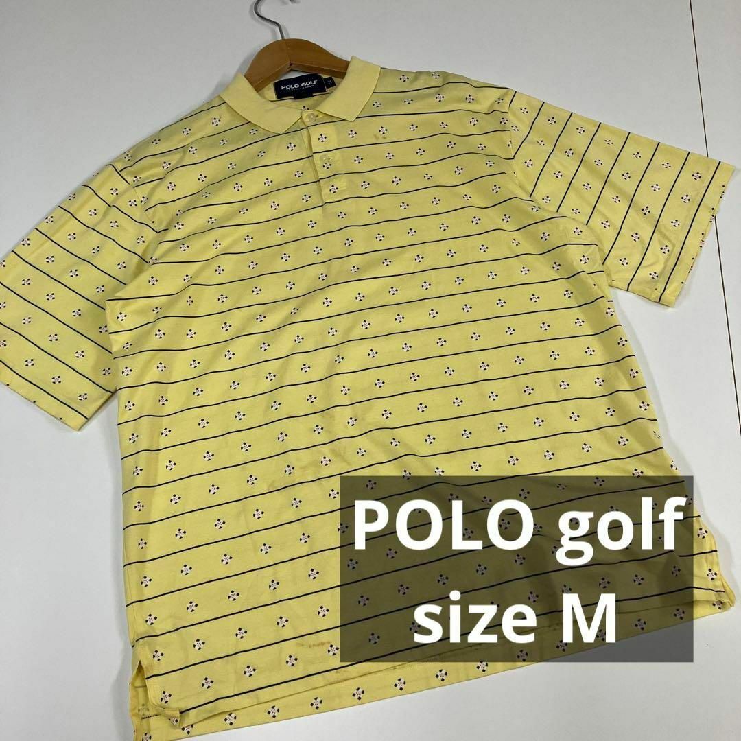 Ralph Lauren(ラルフローレン)のPOLO golf ポロゴルフ　ポロシャツ　総柄　90's オールド　古着女子 メンズのトップス(ポロシャツ)の商品写真