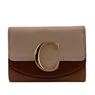 クロエ(Chloe)のクロエ Chloe 三つ折り財布
 Cロゴ ベージュ(財布)