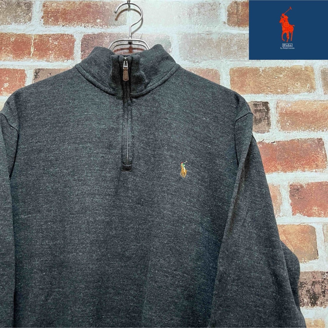 POLO RALPH LAUREN(ポロラルフローレン)の超大特価❗️ポロ　ラルフローレン  ハーフジップ　プルオーバー❗️ メンズのトップス(スウェット)の商品写真