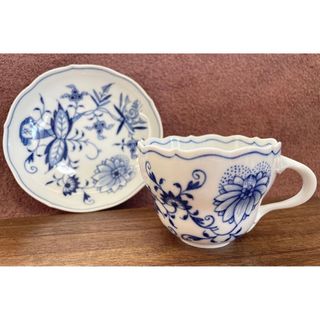 Meissen マイセン ブルーオニオン　カップ＆ソーサー 1客