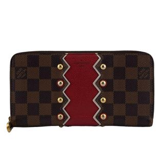 ルイヴィトン(LOUIS VUITTON)のルイヴィトン LOUIS VUITTON 長財布
 ダミエ カラコムパターン ジッピーウォレット ラウンドファスナー N60145 ブラウン(財布)