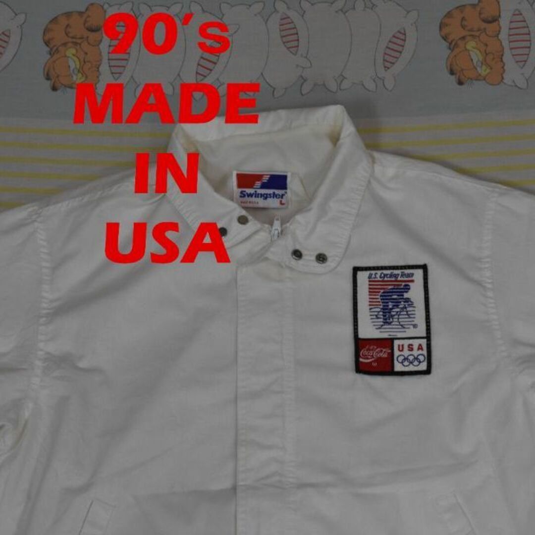 90’ｓ USA 代表チーム サイクルジャケット 13847ｃ USA製 00 メンズのジャケット/アウター(ブルゾン)の商品写真