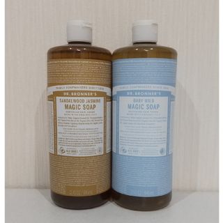 ドクターブロナー(Dr.Bronner)のマジックソープ  サンダルウッド&ジャスミン  ベビーマイルド  946ml(ボディソープ/石鹸)