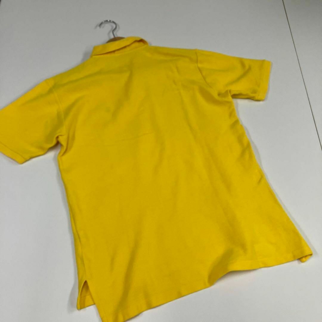 CHAPS(チャップス)のチャップス　ラルフローレン　ポロシャツ　イエロー　刺繍　古着　オールド メンズのトップス(ポロシャツ)の商品写真