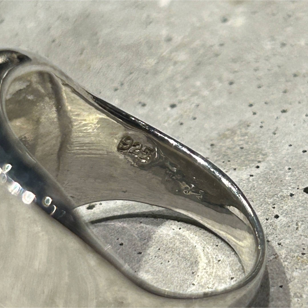 VINTAGE ヴィンテージ シルバー925 逆甲丸デザインリング/ジュエリー メンズのアクセサリー(リング(指輪))の商品写真