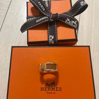 エルメス(Hermes)のエルメス HERMES オランプ サイズL レザー ゴールドピンクゴールド (リング(指輪))