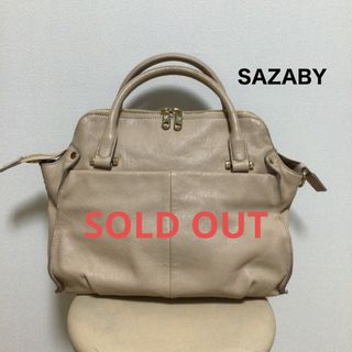 サザビー(SAZABY)の売切れです♡美品 SAZABY サザビー 春色本革トートバッグ^^☆(トートバッグ)