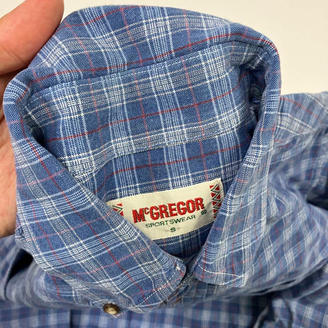 McGREGOR(マックレガー)のMcGREGOR マックレガー　ボタンダウンシャツ　古着　チェック柄 メンズのトップス(シャツ)の商品写真