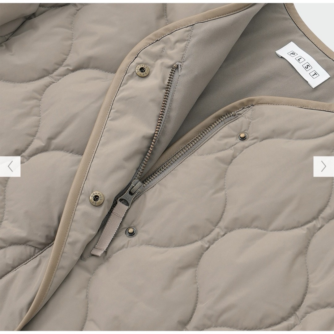 PLST(プラステ)の新品　プラステ　キルティングコートM レディースのジャケット/アウター(ロングコート)の商品写真