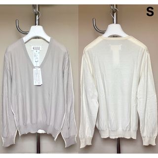 マルタンマルジェラ(Maison Martin Margiela)の新品 S マルジェラ 20ss バック切り替えニット 2492(ニット/セーター)