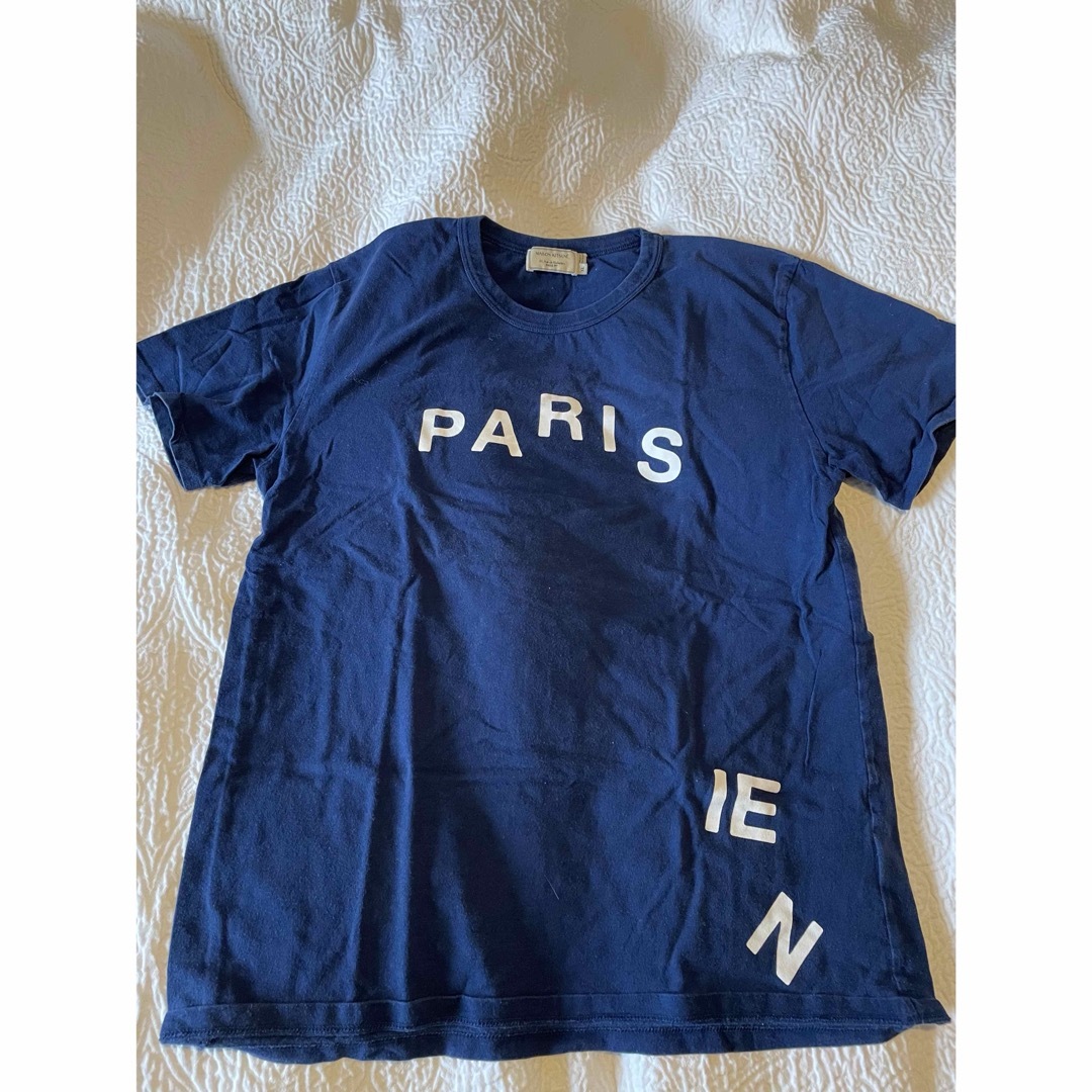 MAISON KITSUNE'(メゾンキツネ)のMaison KITSUNE Tシャツ　XL ネイビー　 レディースのトップス(Tシャツ(半袖/袖なし))の商品写真