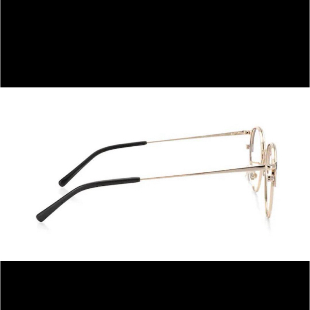 JINS(ジンズ)のJINS 眼鏡　メガネ　度入り　メタルフレーム　ケース付き レディースのファッション小物(サングラス/メガネ)の商品写真