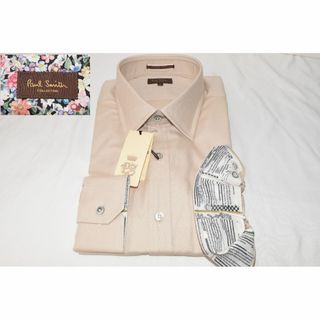 ポールスミスコレクション(Paul Smith COLLECTION)の新品☆Paul Smith コレクション ドレスシャツ ブラウン格子柄 Lサイズ(シャツ)