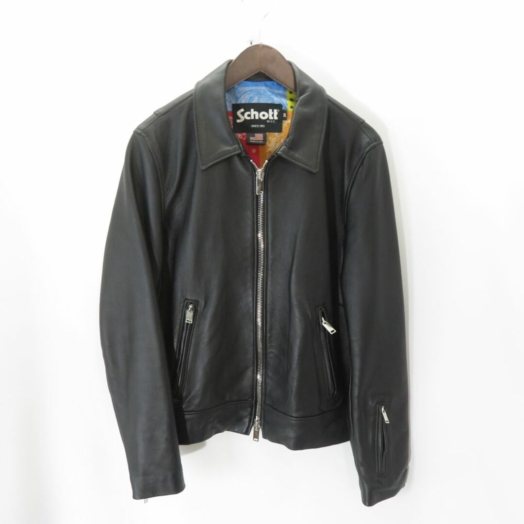 ライダースジャケット SOPHNET. x SCHOTT LEATHER BLOUSON SOPH-189022 Size-M