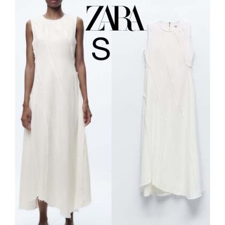 ザラ(ZARA)のZWフリンジアシンメトリーワンピース(ロングワンピース/マキシワンピース)