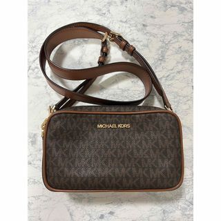 マイケルコース(Michael Kors)の［美品］MICHAEL KORS ミニショルダーバッグ ブラウン(ショルダーバッグ)