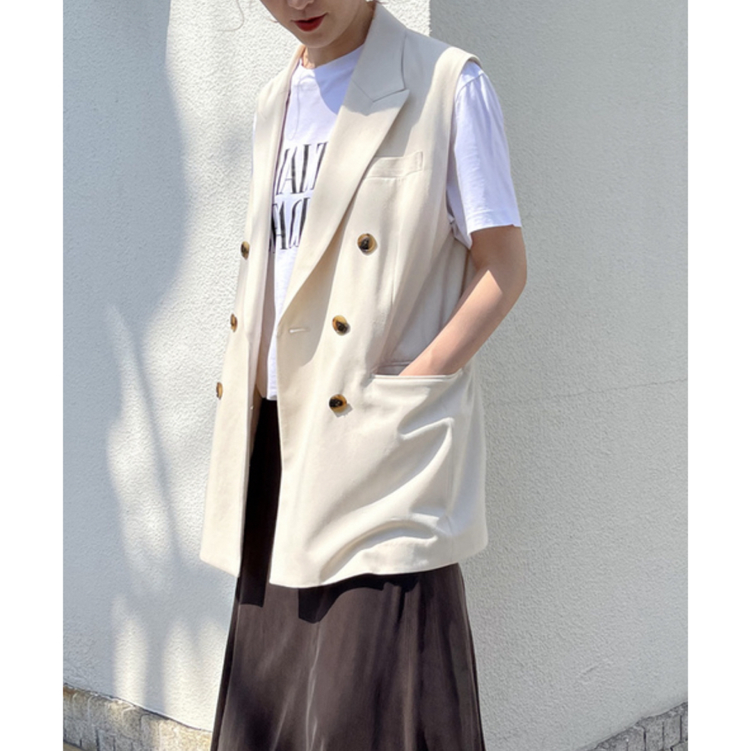 Spick & Span Cu/Pl ダブルジレ Spick & Span Cu/Pl ダブルジレ