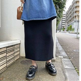 スピックアンドスパン(Spick & Span)のSpick & Span   リブスカート(ロングスカート)