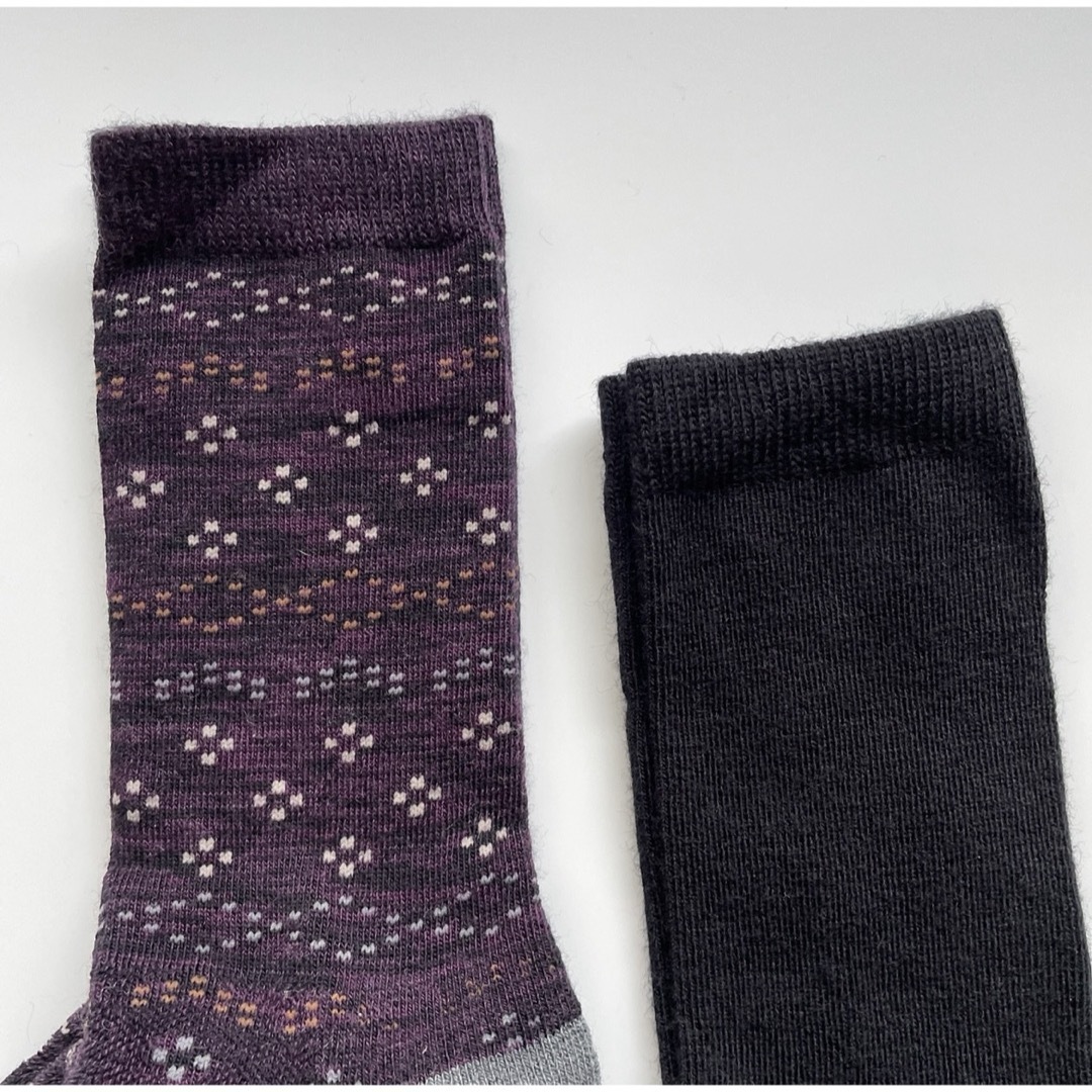 KIRKLAND(カークランド)の新品　あったか靴下　2足　メリノウール ソックス　兼用 レディースのレッグウェア(ソックス)の商品写真