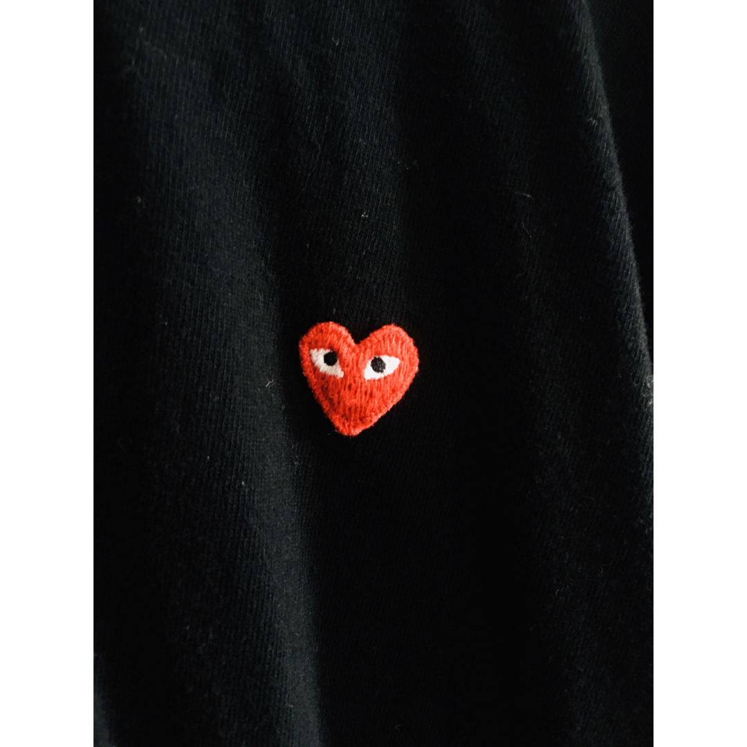 COMME des GARCONS(コムデギャルソン)の【★名作★激希少★メンズL】プレイコムデギャルソン ミニ ハート 長袖 Tシャツ メンズのトップス(Tシャツ/カットソー(七分/長袖))の商品写真