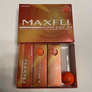 ダンロップ(DUNLOP)の新品　ダンロップ　MAXFLI ゴルフボール　オレンジ　10球(その他)