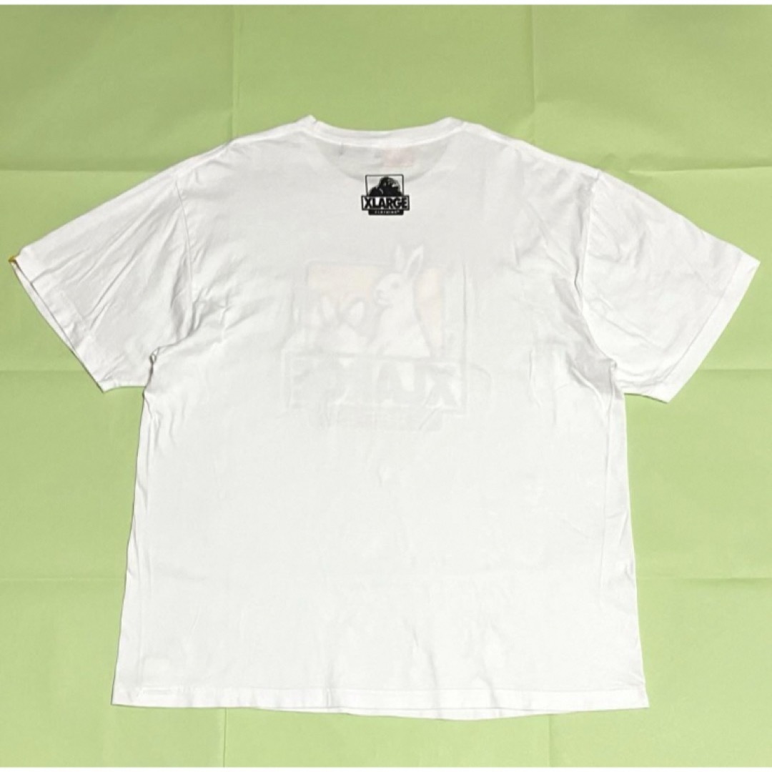 XLARGE(エクストララージ)の【希少】X-LARGE×#FR2　コラボTシャツ　ビッグロゴ　うさぎ　ゴリラ メンズのトップス(Tシャツ/カットソー(半袖/袖なし))の商品写真