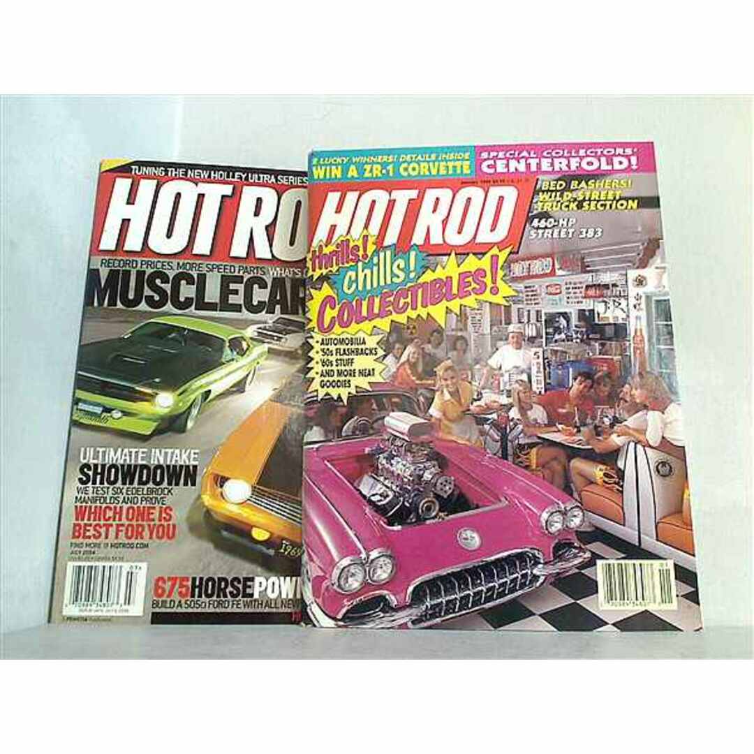 HOT ROD 1990年 2004年 ２点。1990年1月号,2004年7月号。 エンタメ/ホビーの雑誌(その他)の商品写真