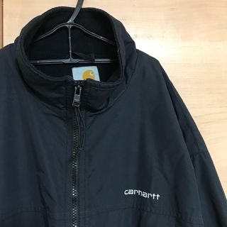 カーハート(carhartt)の最終価格　古着　カーハート　ナイロンジャケット　黒(ナイロンジャケット)