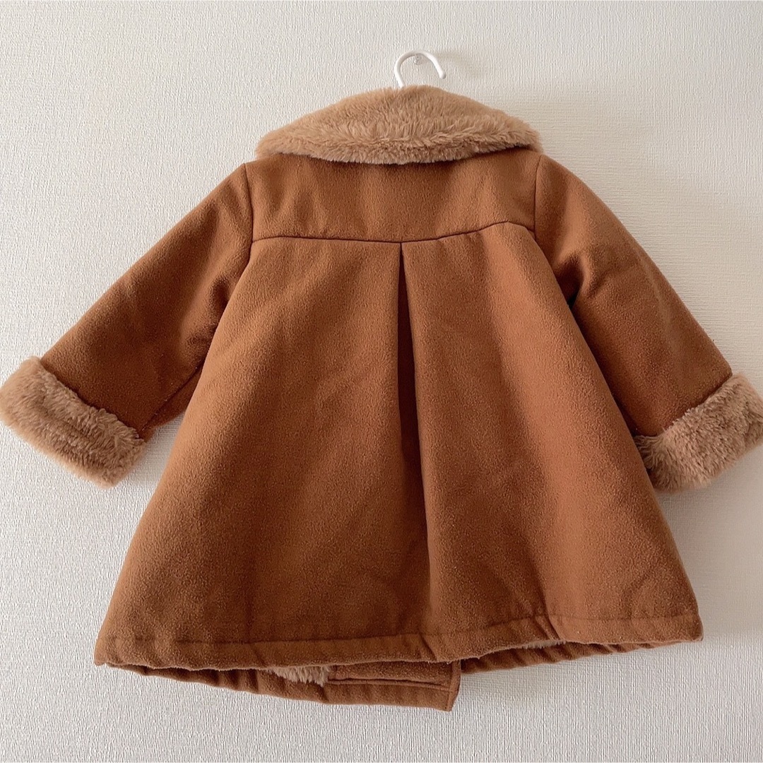 【お値下げ相談可♪】ベビーコート90size キッズ/ベビー/マタニティのキッズ服女の子用(90cm~)(コート)の商品写真