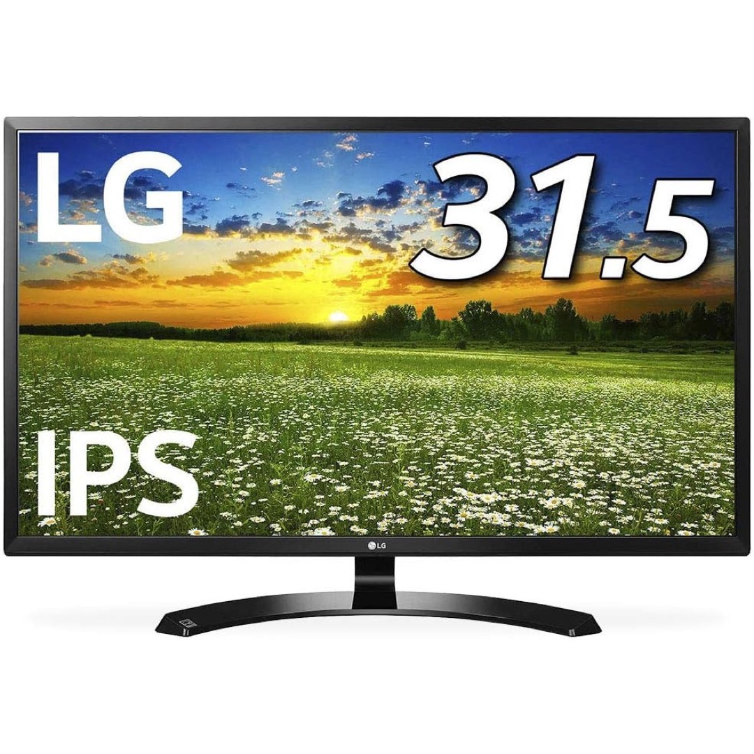 LGモニター31.5インチ/フルHD/IPS/HDMI端子付 スマホ/家電/カメラのPC/タブレット(ディスプレイ)の商品写真