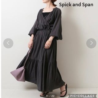 スピックアンドスパン(Spick & Span)のSpick & Span 2wayギャザードレス(ロングワンピース/マキシワンピース)