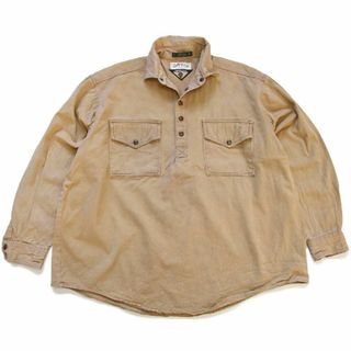 【名作】ORVIS コットン プルオーバー 長袖シャツ MALPA XL カーキ