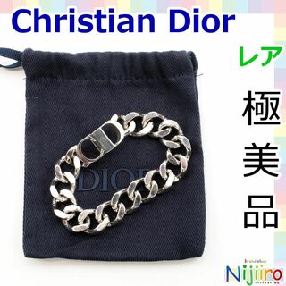 Christian Dior - 【至高の逸品】80s 刻印 Dior ブレスレット ゴールド 