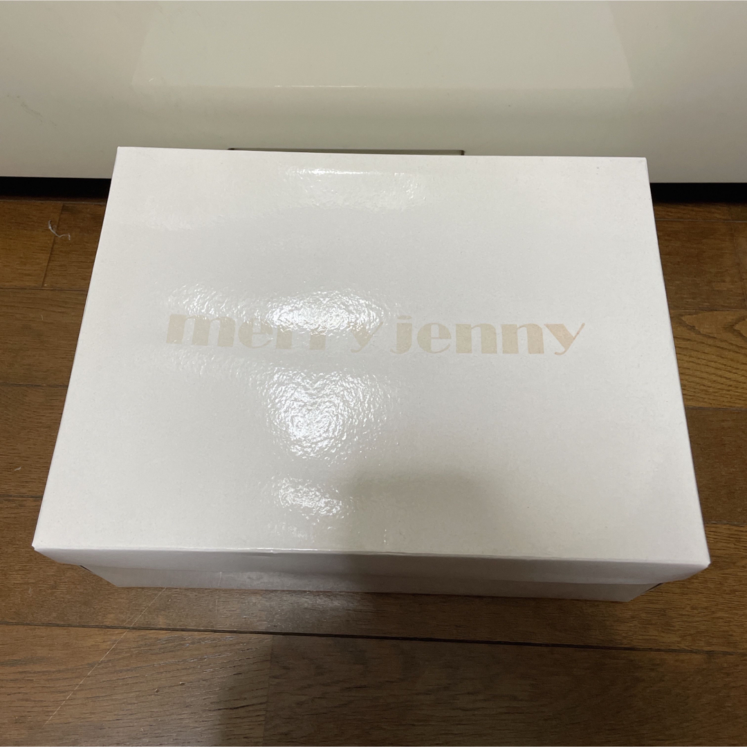 merry jenny(メリージェニー)の新品　merryjenny PUリボンラバーシューズ　Lサイズ レディースの靴/シューズ(ローファー/革靴)の商品写真