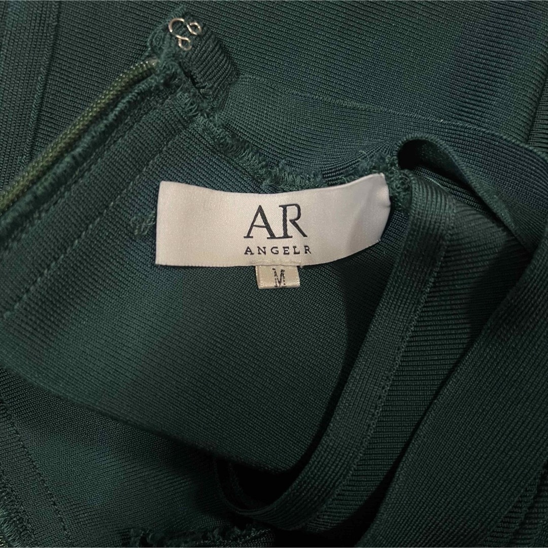 AngelR(エンジェルアール)のAngel Rバンテージチョーカーデザイン　フレアスリーブ　タイト　キャバドレス レディースのフォーマル/ドレス(ミディアムドレス)の商品写真