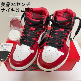 ナイキ(NIKE)の24 WMNS AIR JORDAN 1 HIGH OG CD0461-601(スニーカー)