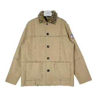 シュプリーム(Supreme)の★SUPREME シュプリーム 19SS Reversible Faux Suede Leopade coat リバーシブル レオパード スウェード コート ベージュ sizeM(その他)