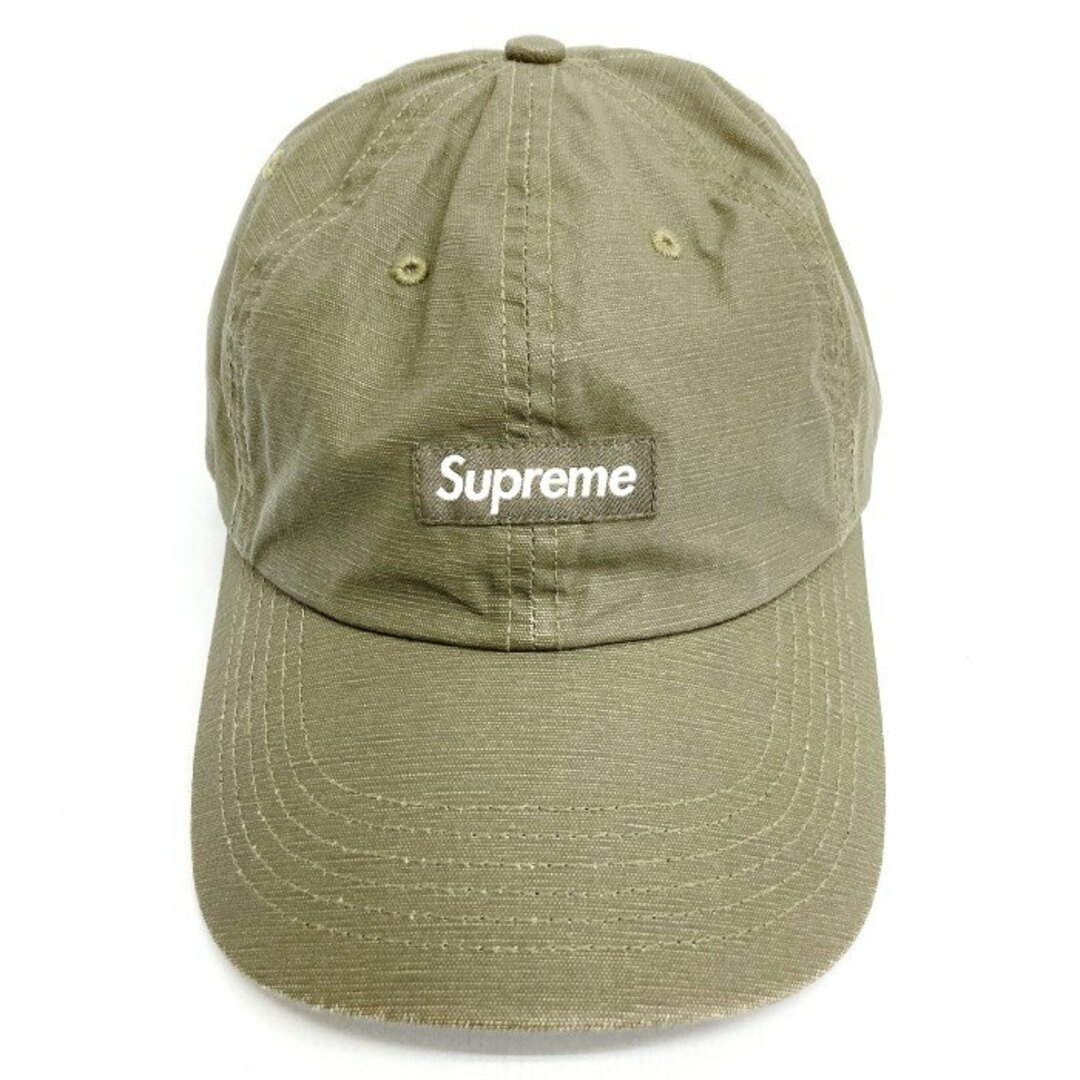 Supreme - ☆Supreme シュプリーム Coated Linen 6 Panel Cap カーキ