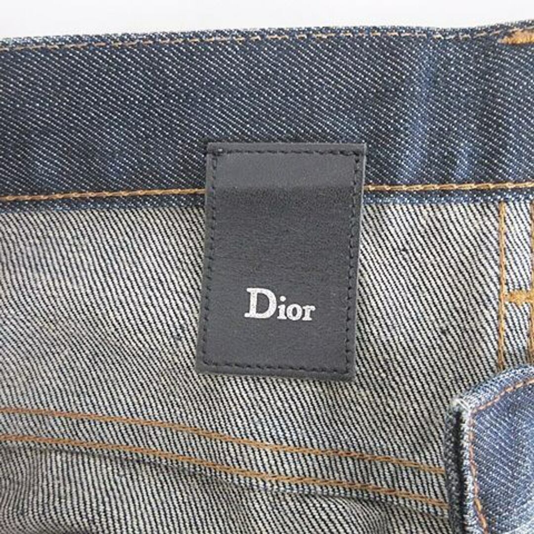 DIOR HOMME(ディオールオム)のディオールオム デニム パンツ ジーンズ ダメージ加工 紺 インディゴ 29 メンズのパンツ(デニム/ジーンズ)の商品写真